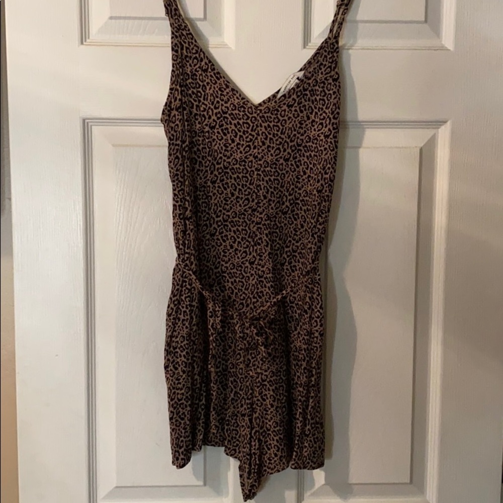 American Eagle cheetah romper